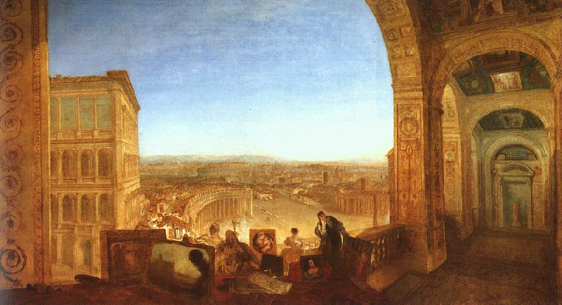 Joseph Mallord William Turner Rome from the Vatican oil painting image